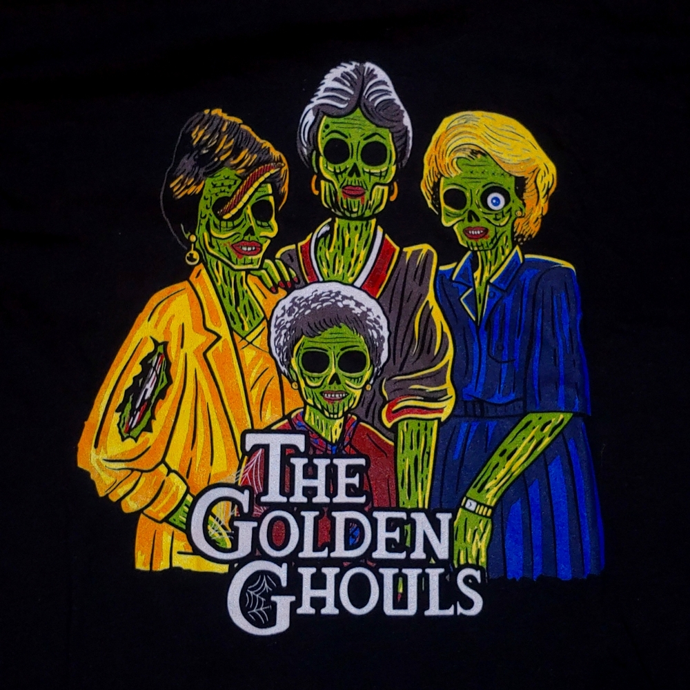 Halloween The Golden Ghouls women's XL Tshirt